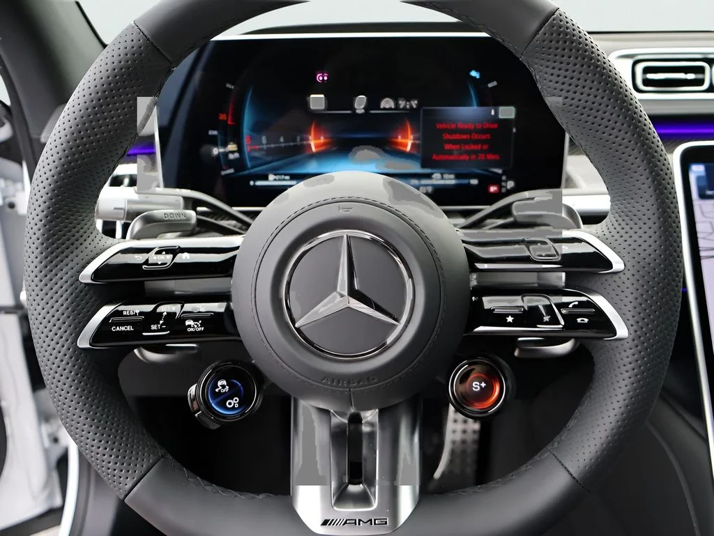 New 2025 MANUFAKTUR Moonlight White Metallic Mercedes-Benz S 63 E AMG® image 32