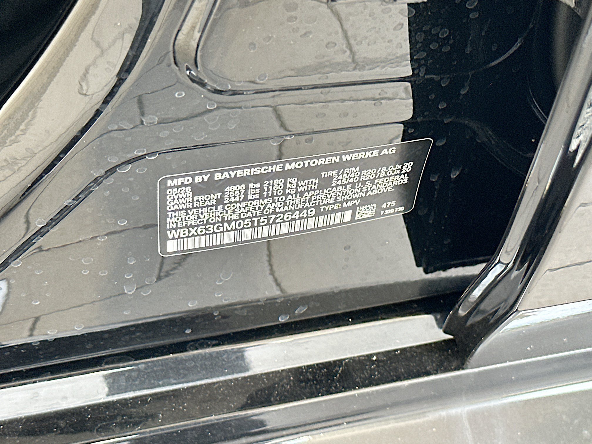 New 2026 Black Sapphire Metallic BMW xDrive28i image 24