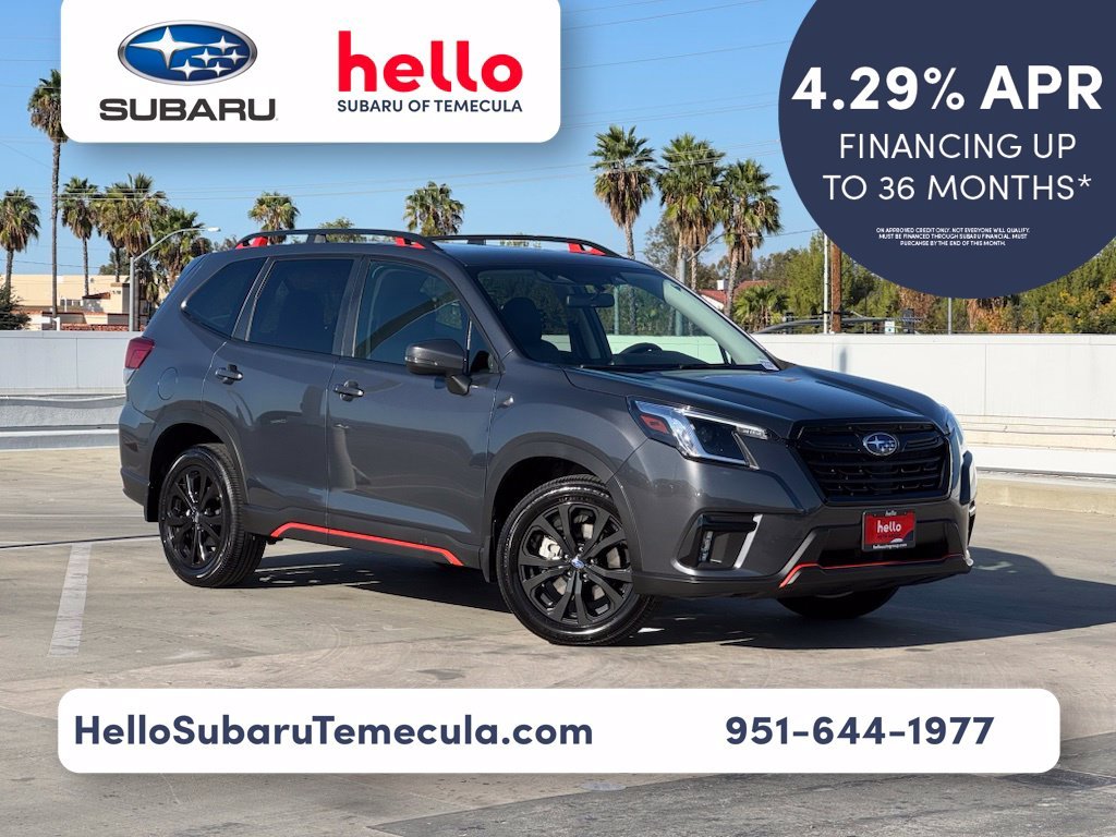 Certified Used 2024 Gray Metallic Subaru Sport image 1