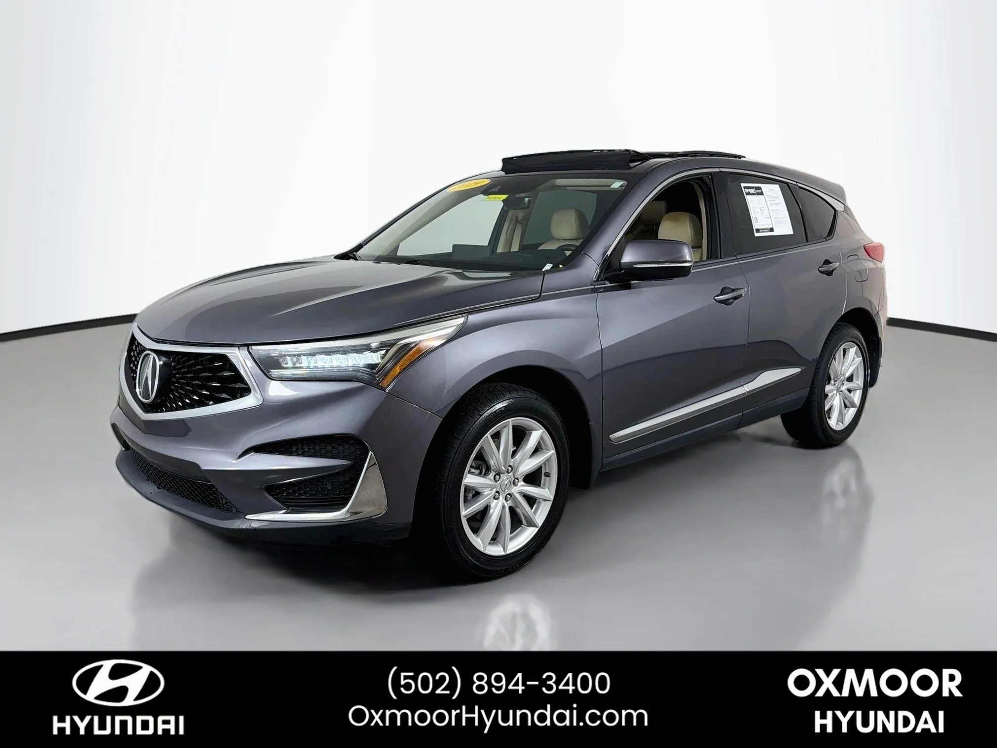 Used 2019 Modern Steel Metallic Acura Base image 3