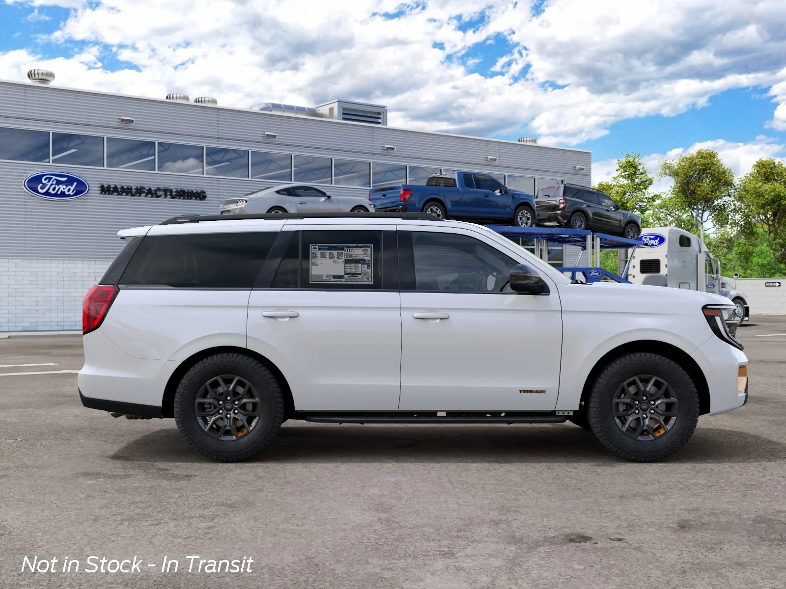 New 2027 Star White Metallic Tri-Coat Ford Tremor image 5