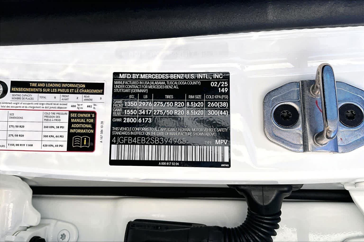 Used 2025 Polar White Mercedes-Benz GLE 350 image 37