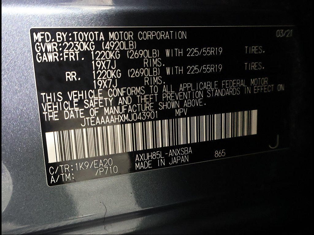 Used 2021 Coastal Gray Metallic Toyota Limited image 20
