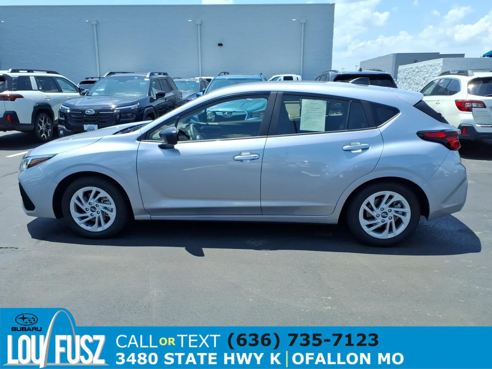 Used 2025 Ice Silver Metallic Subaru Base image 4