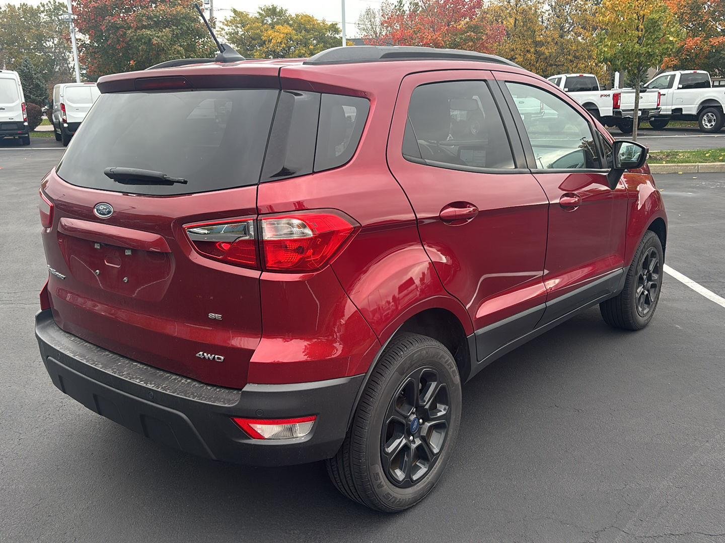 Used 2019 Ruby Red Metallic Tinted Clearcoat Ford SE image 4