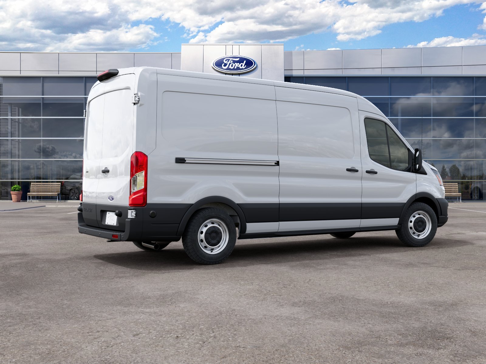 New 2027 Oxford White Ford Cargo Van image 6