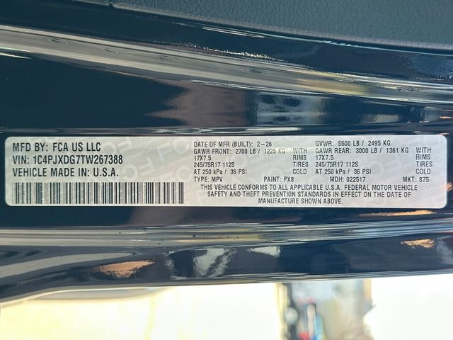 New 2026 Black Clear-Coat Exterior Paint Jeep Sport S image 37