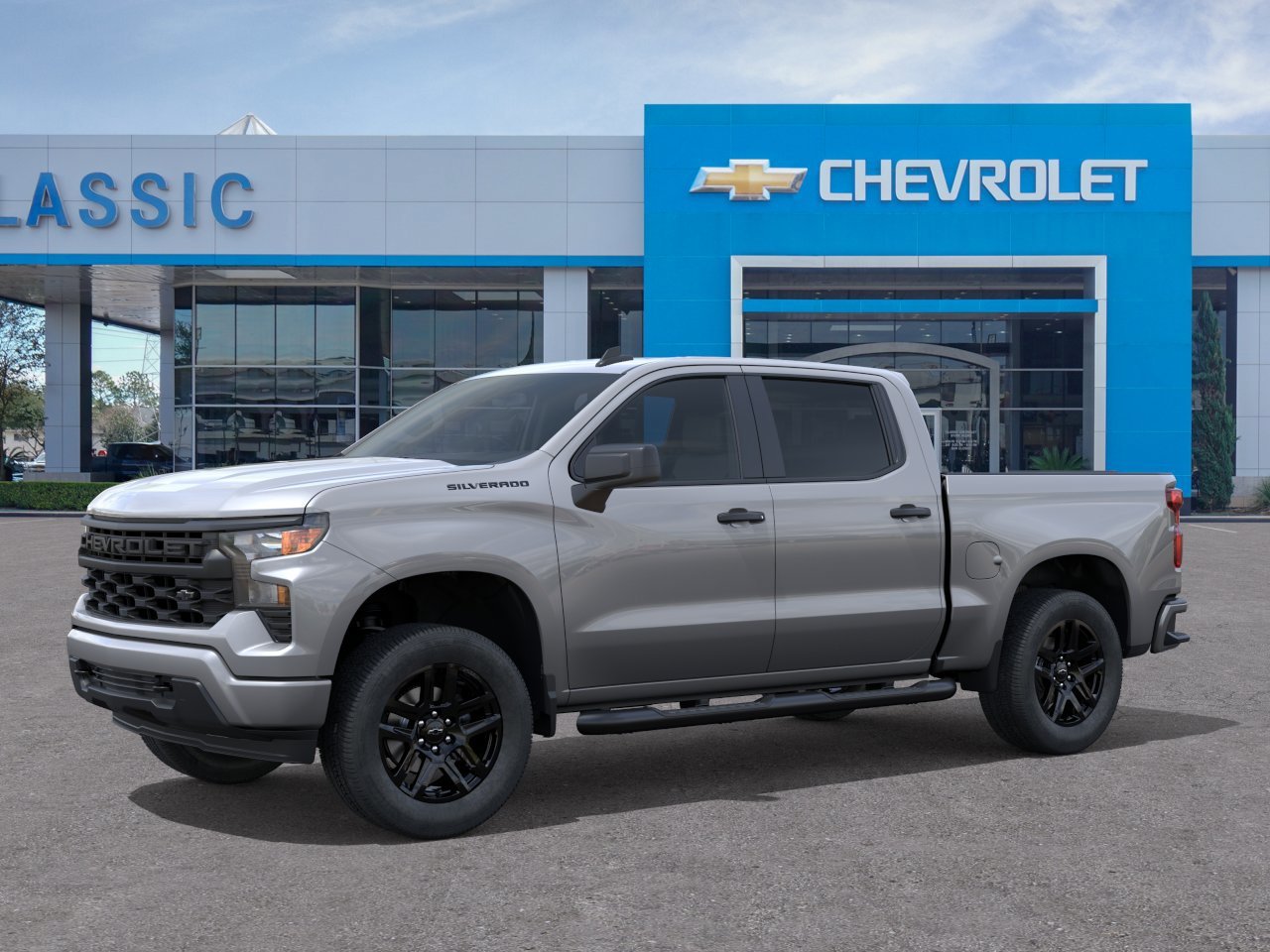 2026 Chevrolet Silverado 1500 Custom Gray at Classic Elite Chevrolet Sugar Land