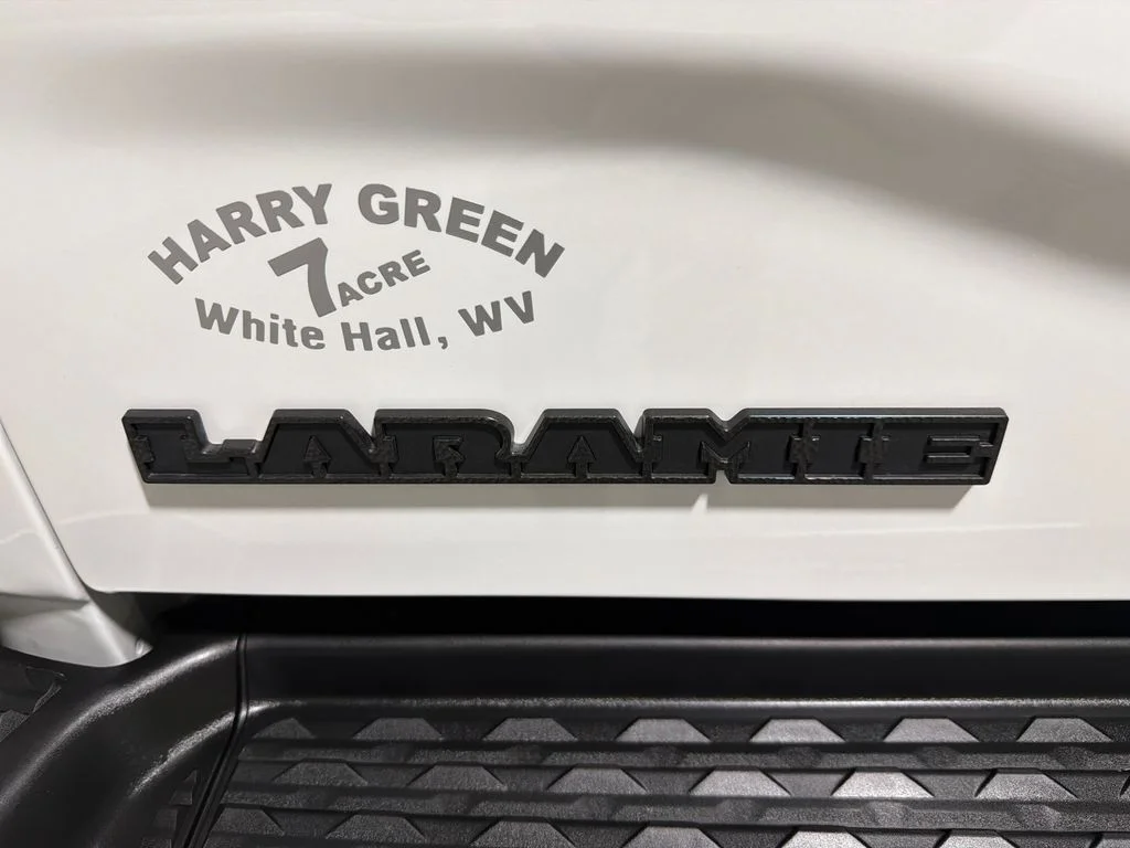 New 2026 Bright White Clear-Coat Exterior Paint RAM Laramie image 9