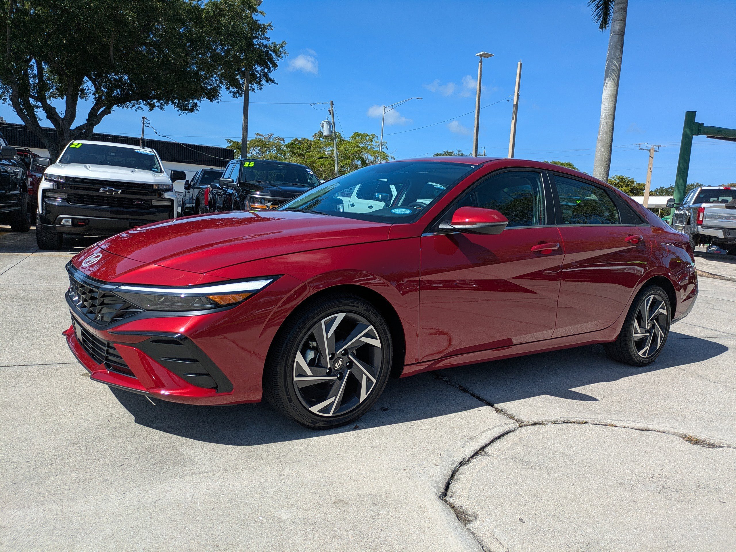 Certified Used 2025 Ultimate Red Hyundai Limited image 7