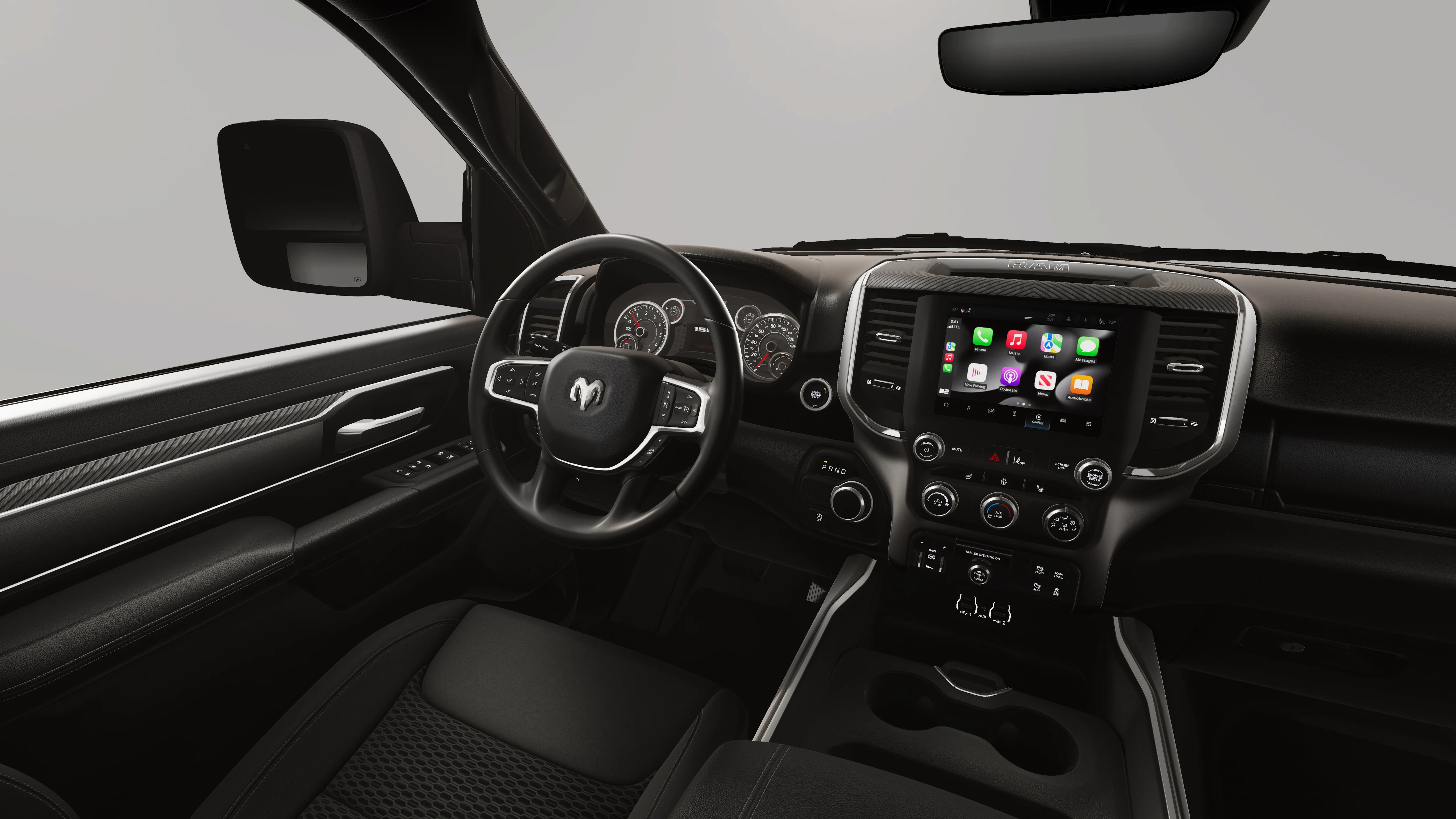 New 2026 Diamond Black Crystal Pearl-Coat Exterior Paint RAM Big Horn/Lone Star image 20