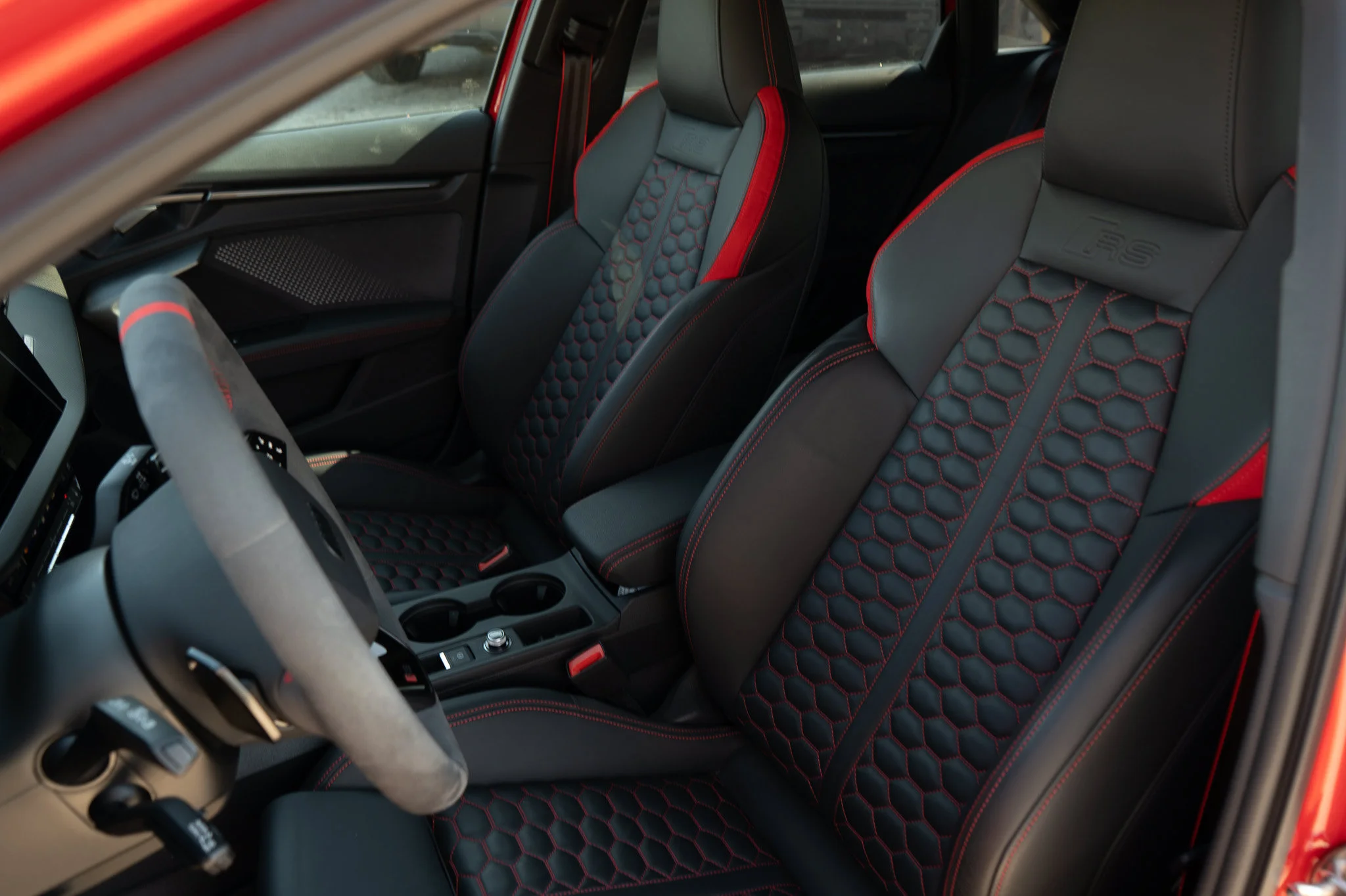 Certified Used 2025 Progressive Red Metallic Audi 2.5 TFSI Quattro*394HP! | 5 Cylinder Turbo | RS Design + Tech Pack | PPF | Winter Tires Included image 11