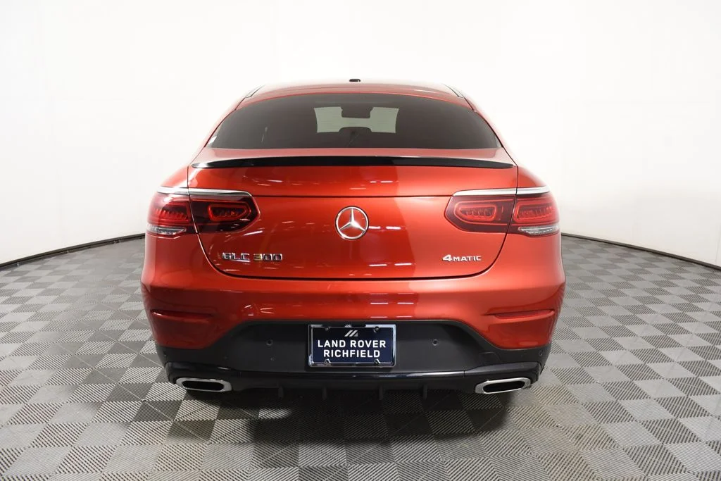 Used 2021 designo Cardinal Red Metallic Mercedes-Benz GLC 300 Coupe image 5