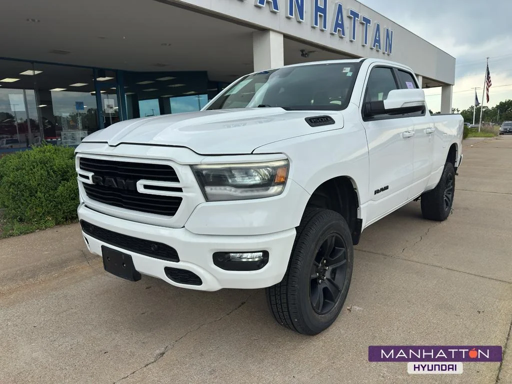 Used 2021 Bright White Ram Sport image 1