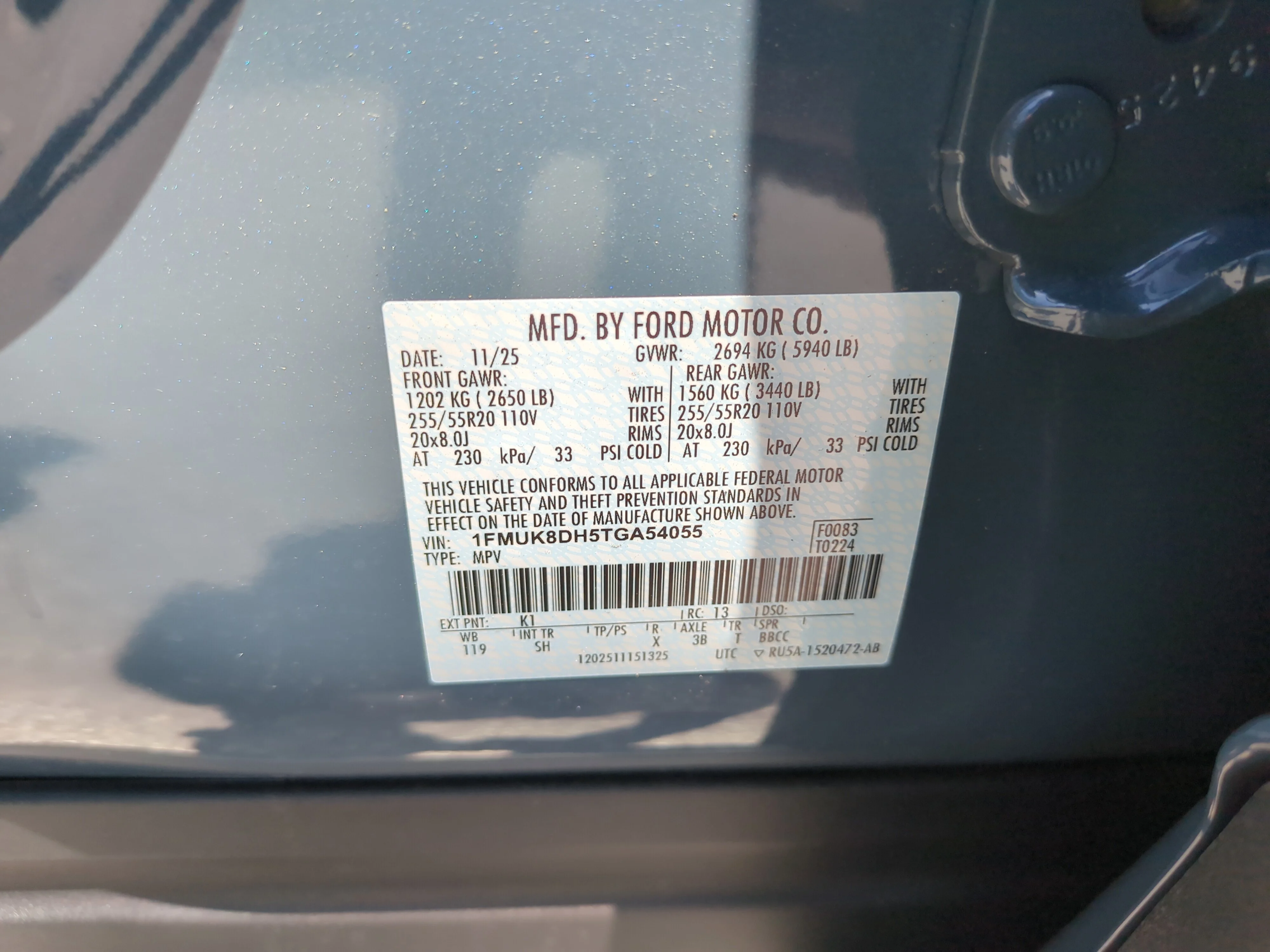 New 2026 Vapor Blue Metallic Ford Active image 31