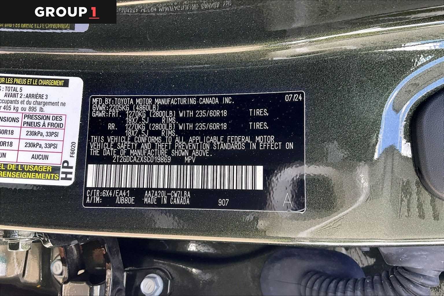 Certified Used 2025 Nori Green Pearl Lexus Premium image 34