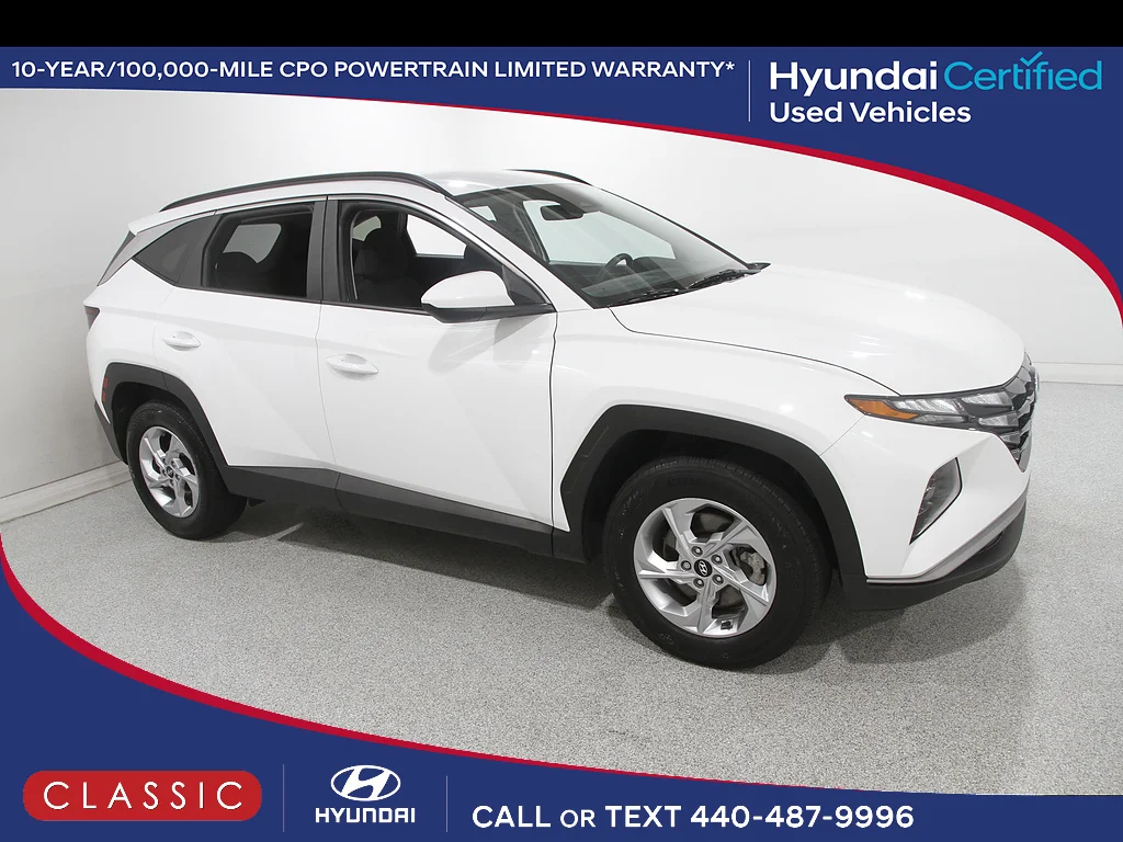 Certified Used 2024 Serenity White Pearl Hyundai SEL image 1
