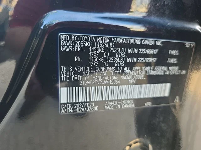 Used 2018 Black Toyota XLE image 36