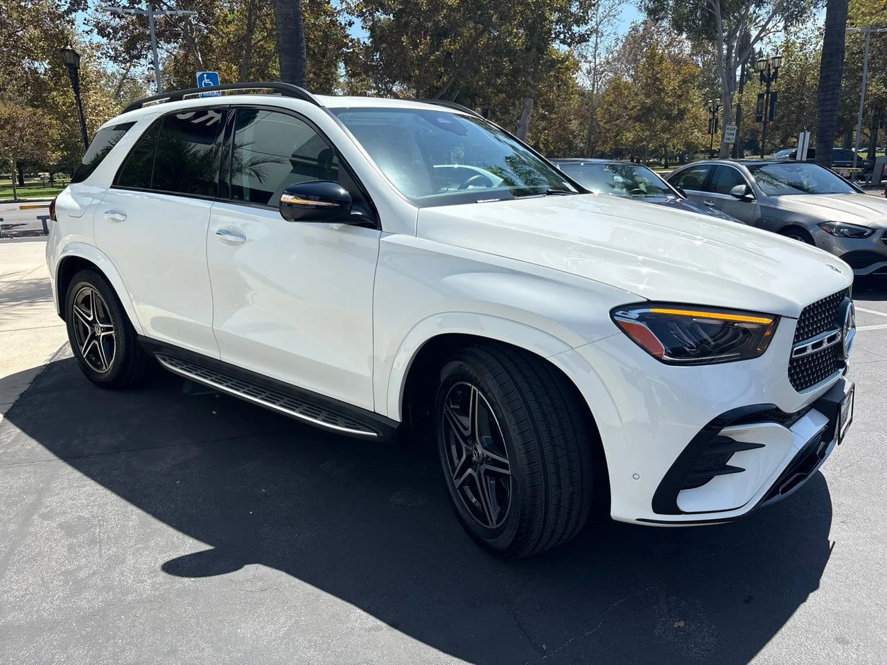 Certified Used 2024 White Mercedes-Benz 350 4MATIC® AMG® Package image 3