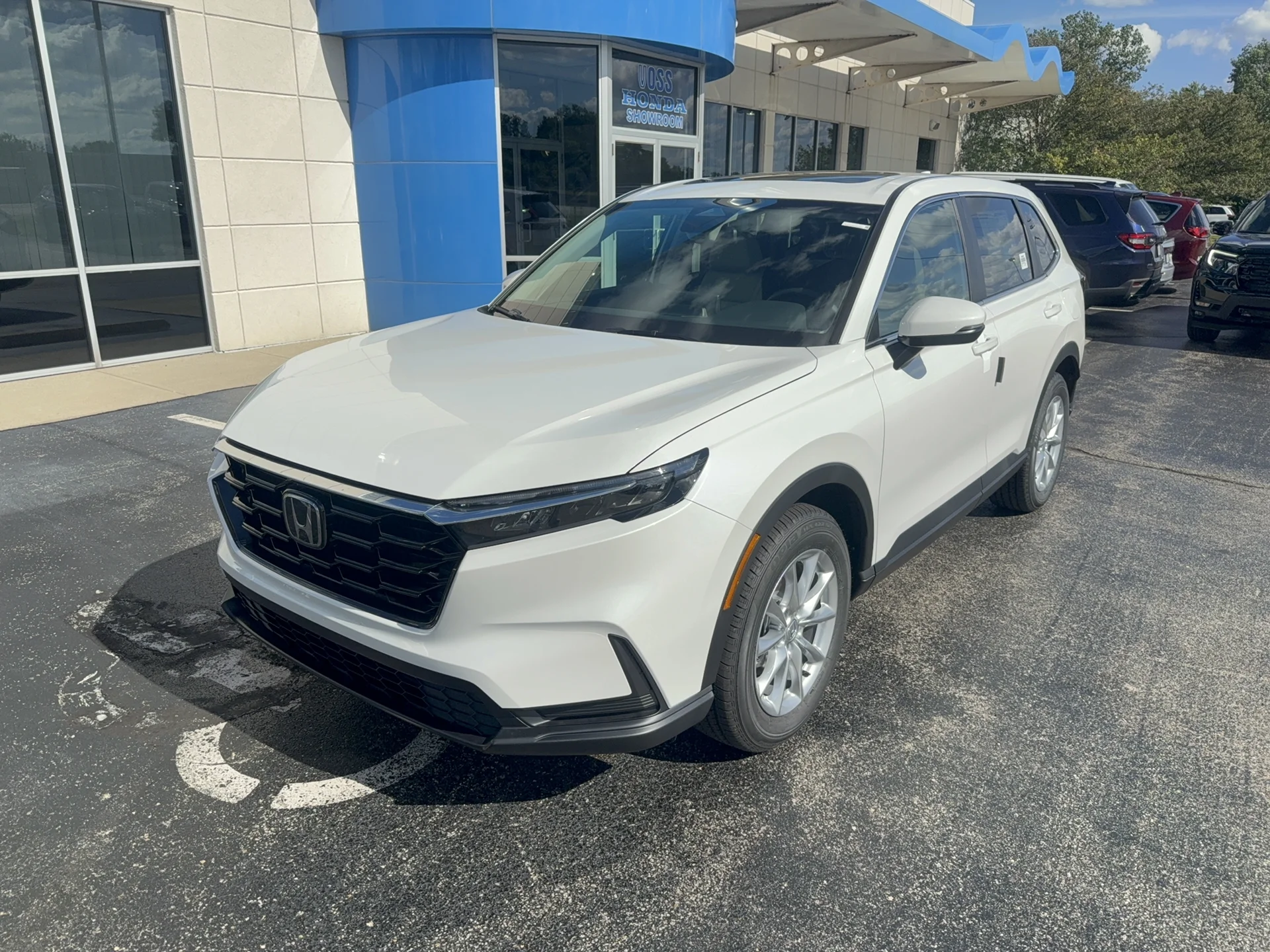 New 2026 Platinum White Pearl Honda EX image 1