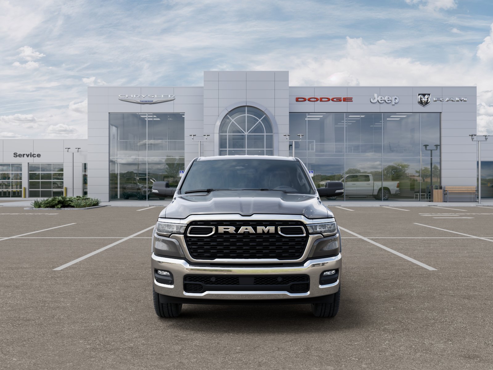 New 2026 Granite Crystal Metallic Clear-Coat Exterior Paint RAM Big Horn/Lone Star image 36