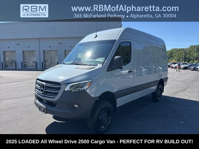 New 2025 Silver Gray Mercedes-Benz 2500 High Roof All Wheel Drive with 144 Wheel Base image 10