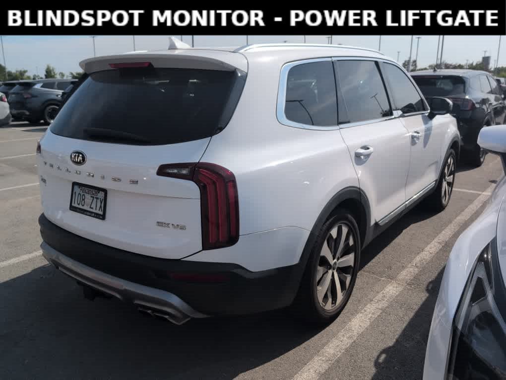 Used 2021 Glacial White Pearl Kia EX image 4