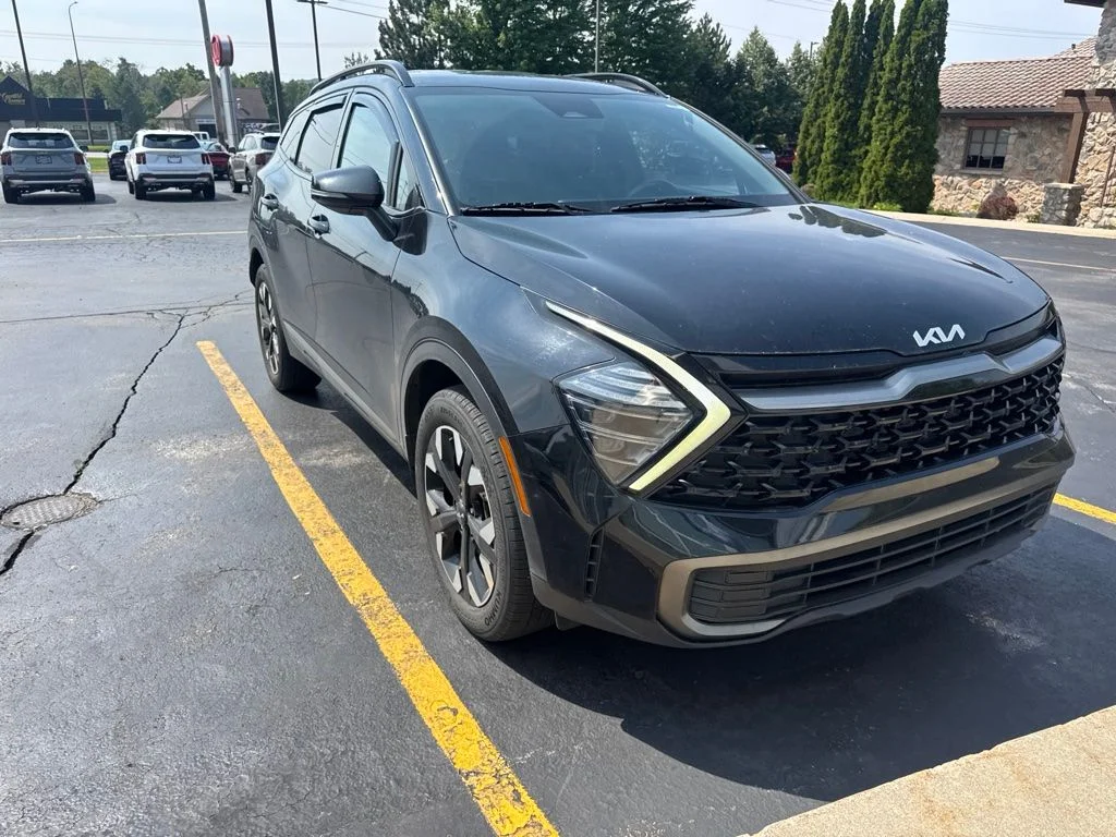 Used 2024 Ebony Black Kia X-Line image 7