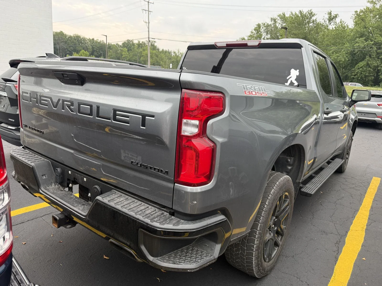 Used 2021 SATIN STEEL METALLIC Chevrolet Custom Trail Boss image 8
