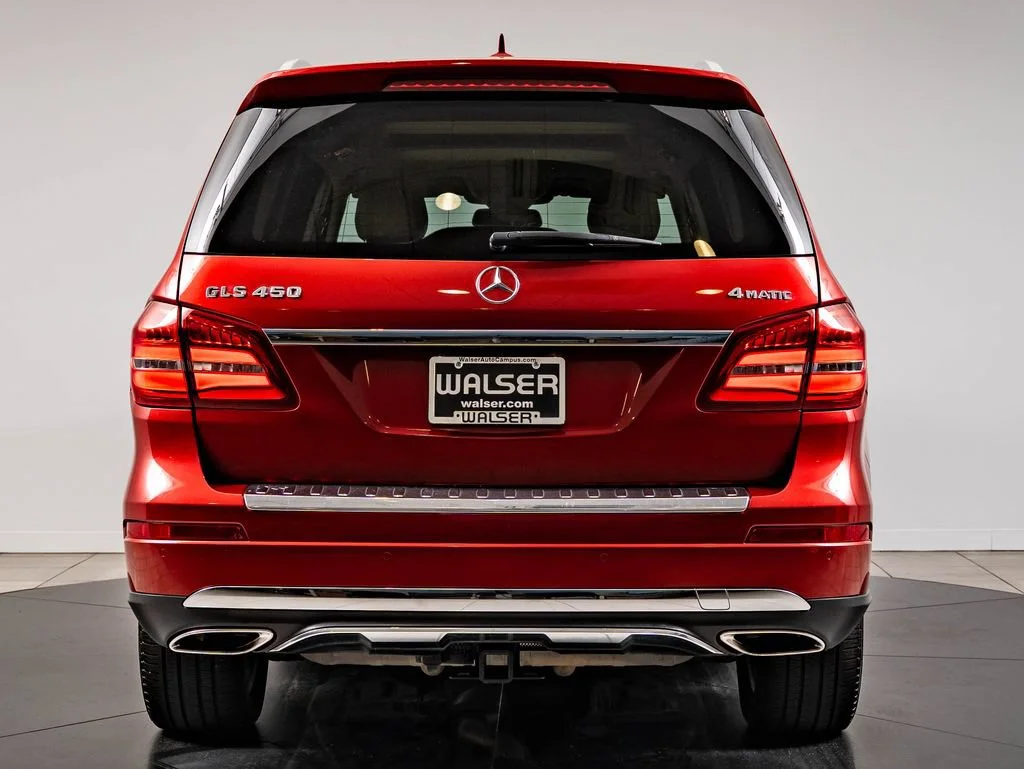 Used 2017 Red Mercedes-Benz GLS 450 image 7