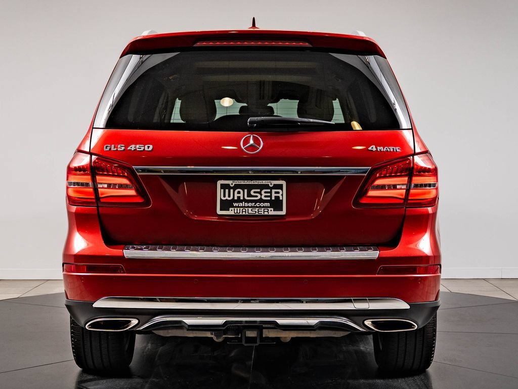 Used 2017 Red Mercedes-Benz GLS 450 image 7