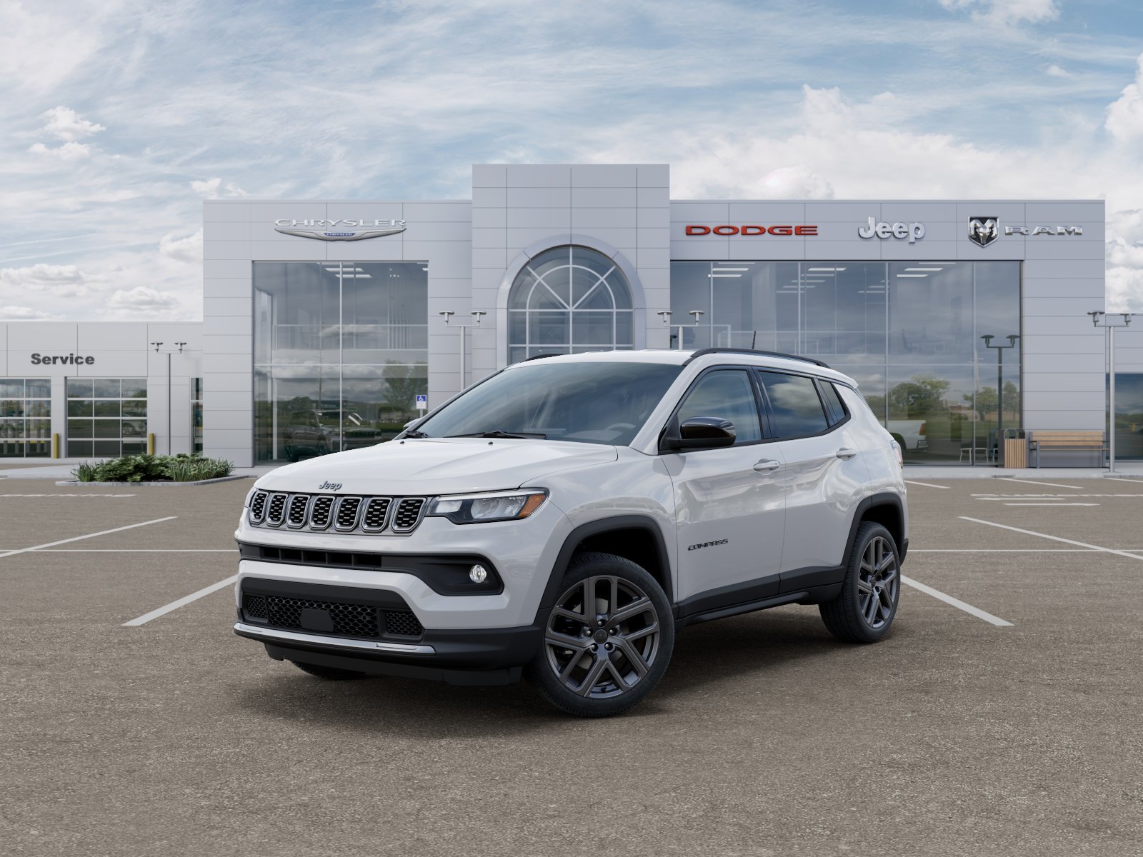 New 2026 Bright White Clear-Coat Exterior Paint Jeep Latitude image 26