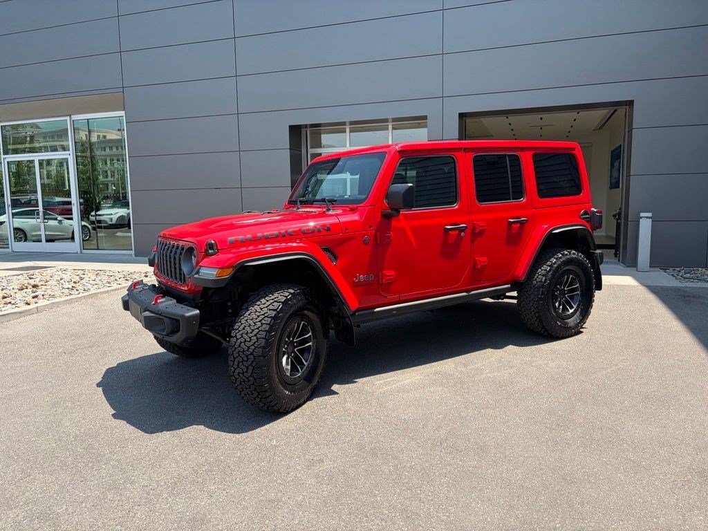 Used 2025 Firecracker Red Clearcoat Jeep Rubicon X image 3