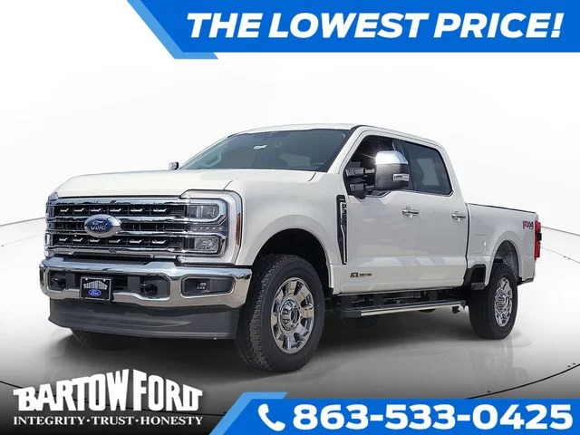 New 2026 White Metallic Ford Lariat image 1