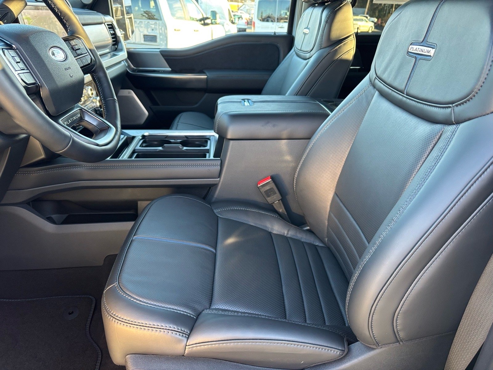 New 2026 Glacier Gray Metallic Tri-Coat Ford F-350® Platinum® image 9