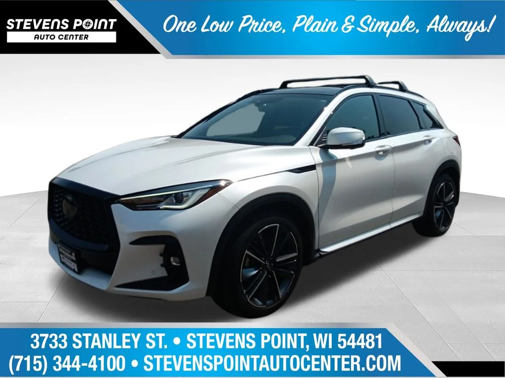Used 2025 Radiant White INFINITI SPORT image 1