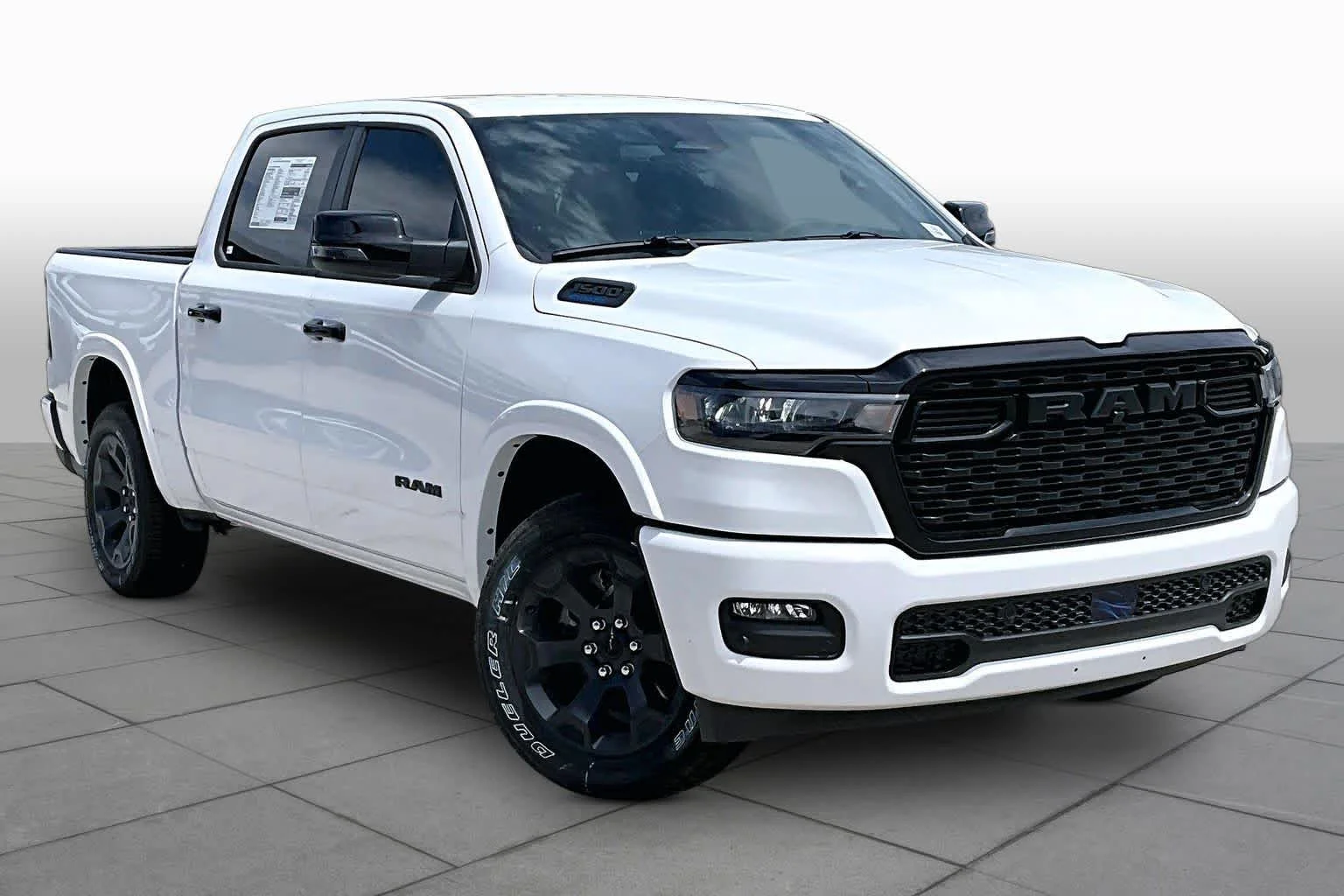 New 2026 Bright White Clear-Coat Exterior Paint RAM Big Horn image 3