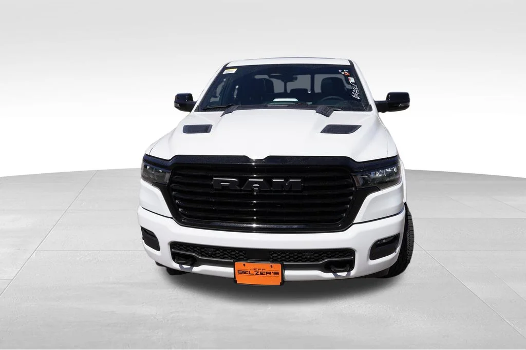 New 2026 Bright White Clear-Coat Exterior Paint RAM Laramie image 8