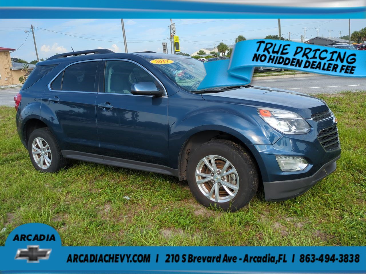 Used 2017 Patriot Blue Metallic Chevrolet LT image 2