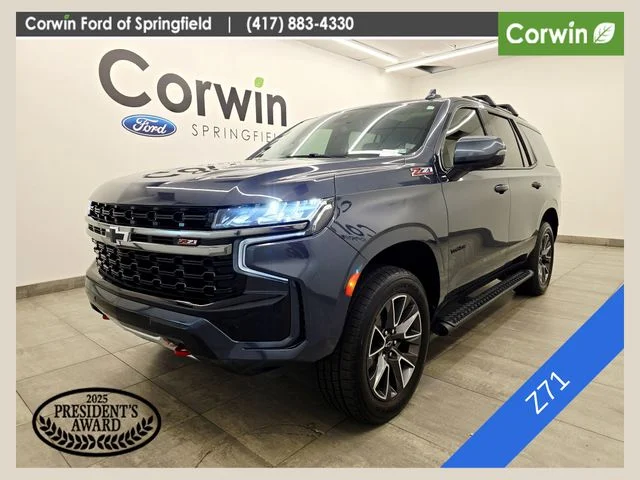 Used 2021 Shadow Gray Metallic Chevrolet Z71 image 1
