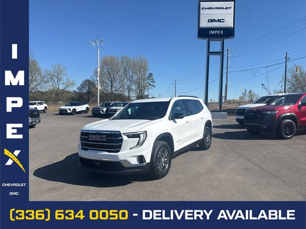 Summit White 2026 GMC Acadia Elevation FWD SUV / Crossover Front-Wheel Drive