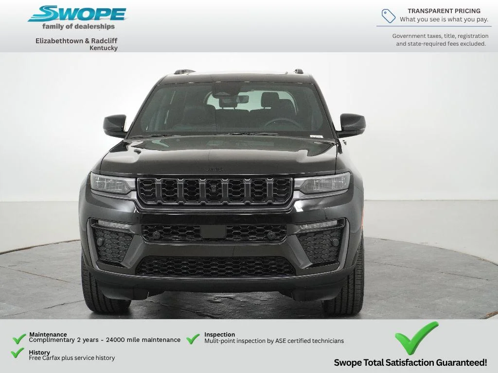 New 2026 Diamond Black Crystal Pearl-Coat Exterior Paint Jeep 85th Anniversary Edition image 8
