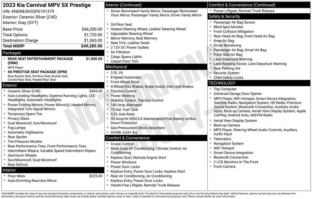Used 2023 Silver Kia SX Prestige image 2