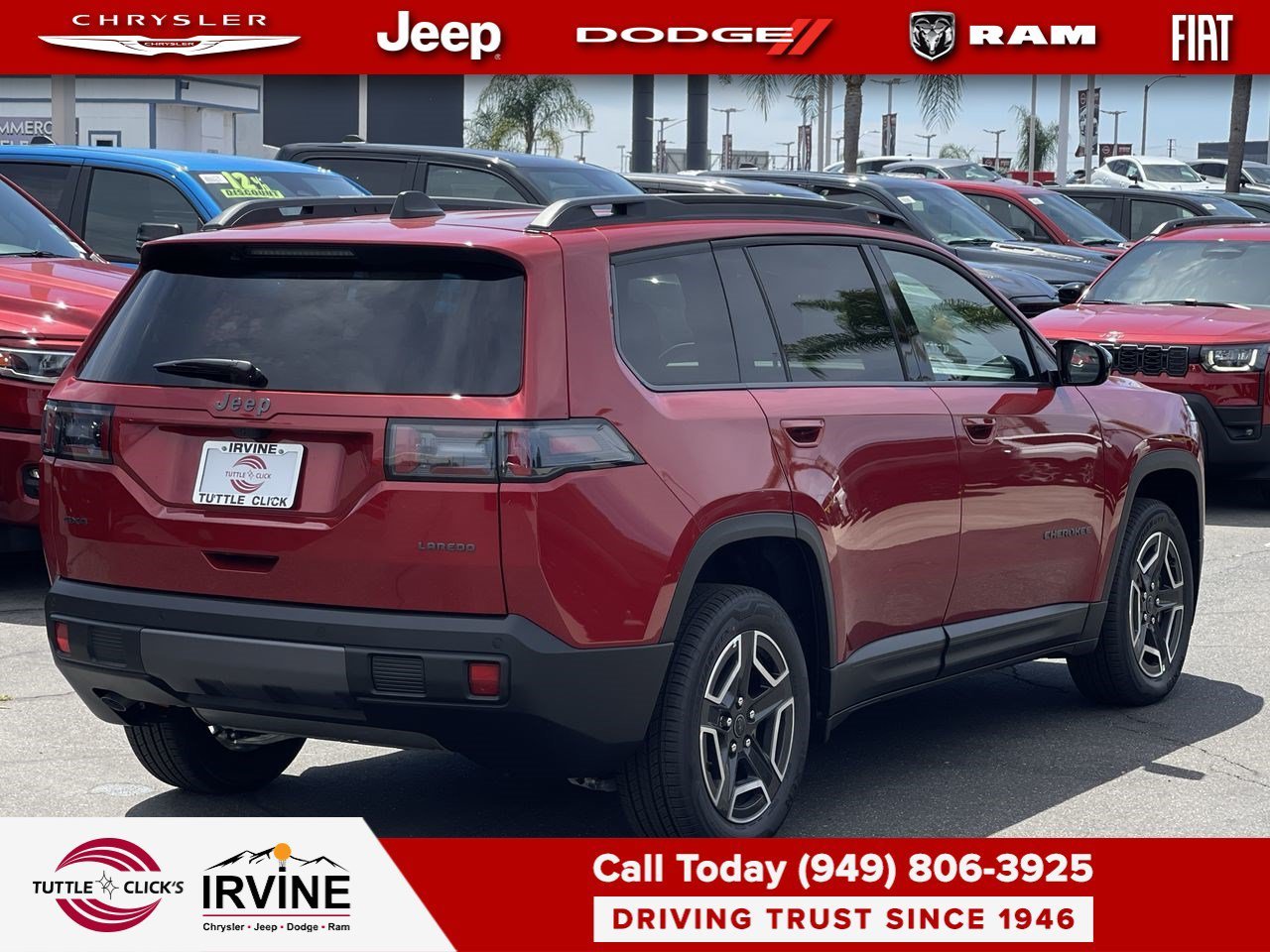 New 2026 Red Hot Pearlcoat Jeep Laredo image 12