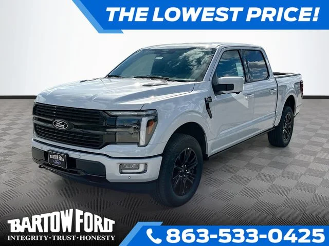 New 2025 White Metallic Ford Platinum image 1