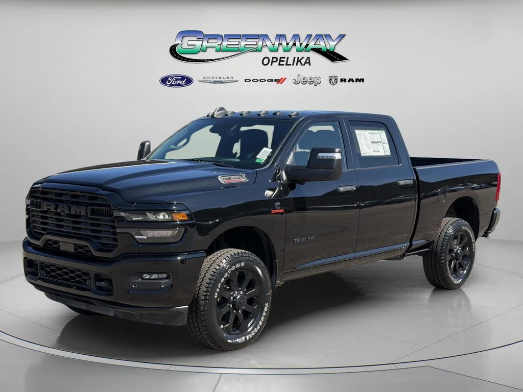 New 2025 Diamond Black Crystal Pearlcoat RAM Big Horn image 7