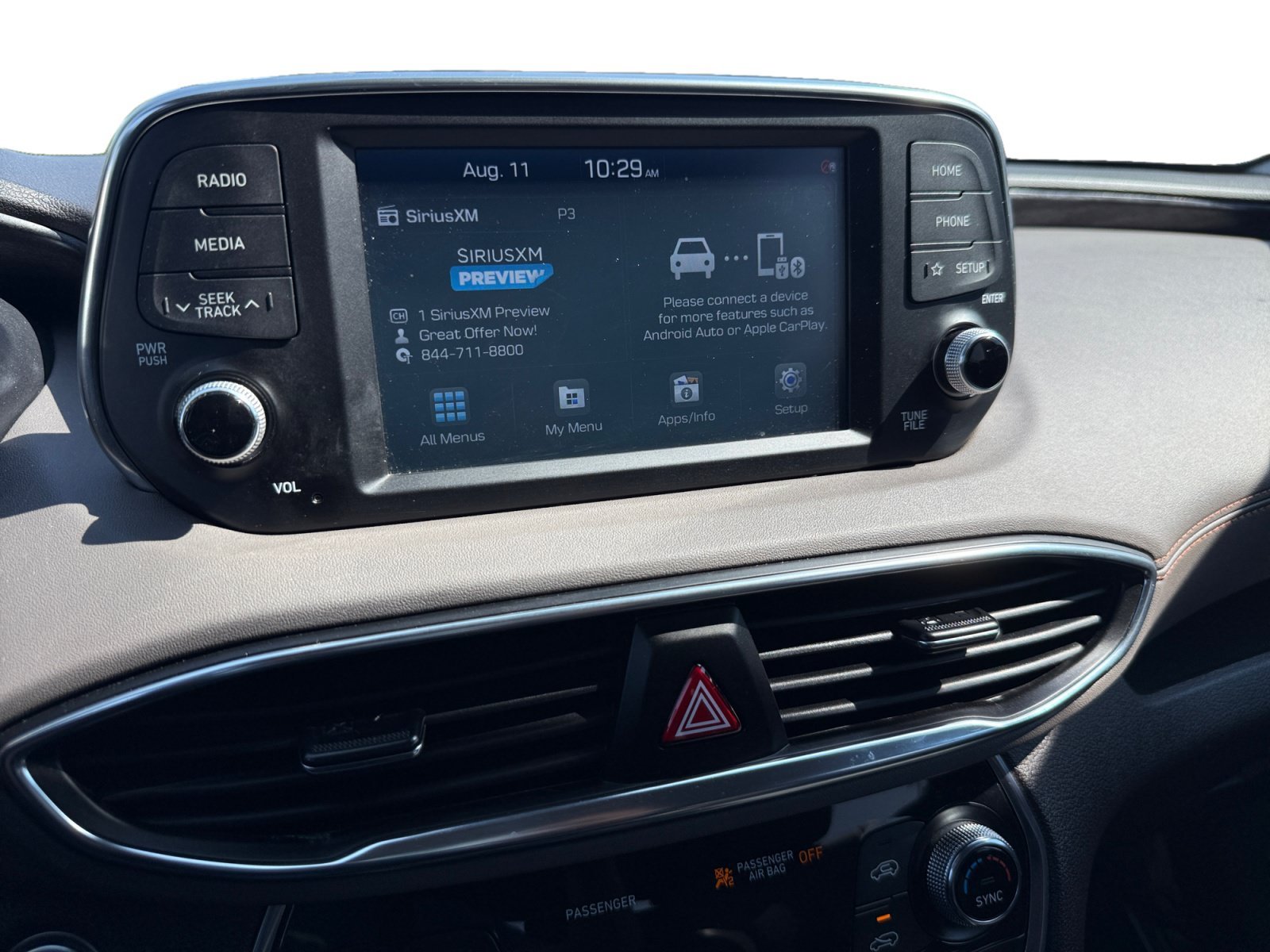 Used 2020 Shimmering Silver Pearl Hyundai SEL image 12