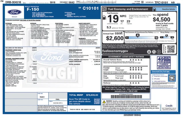 New 2026 Avalanche Ford Lariat® image 6