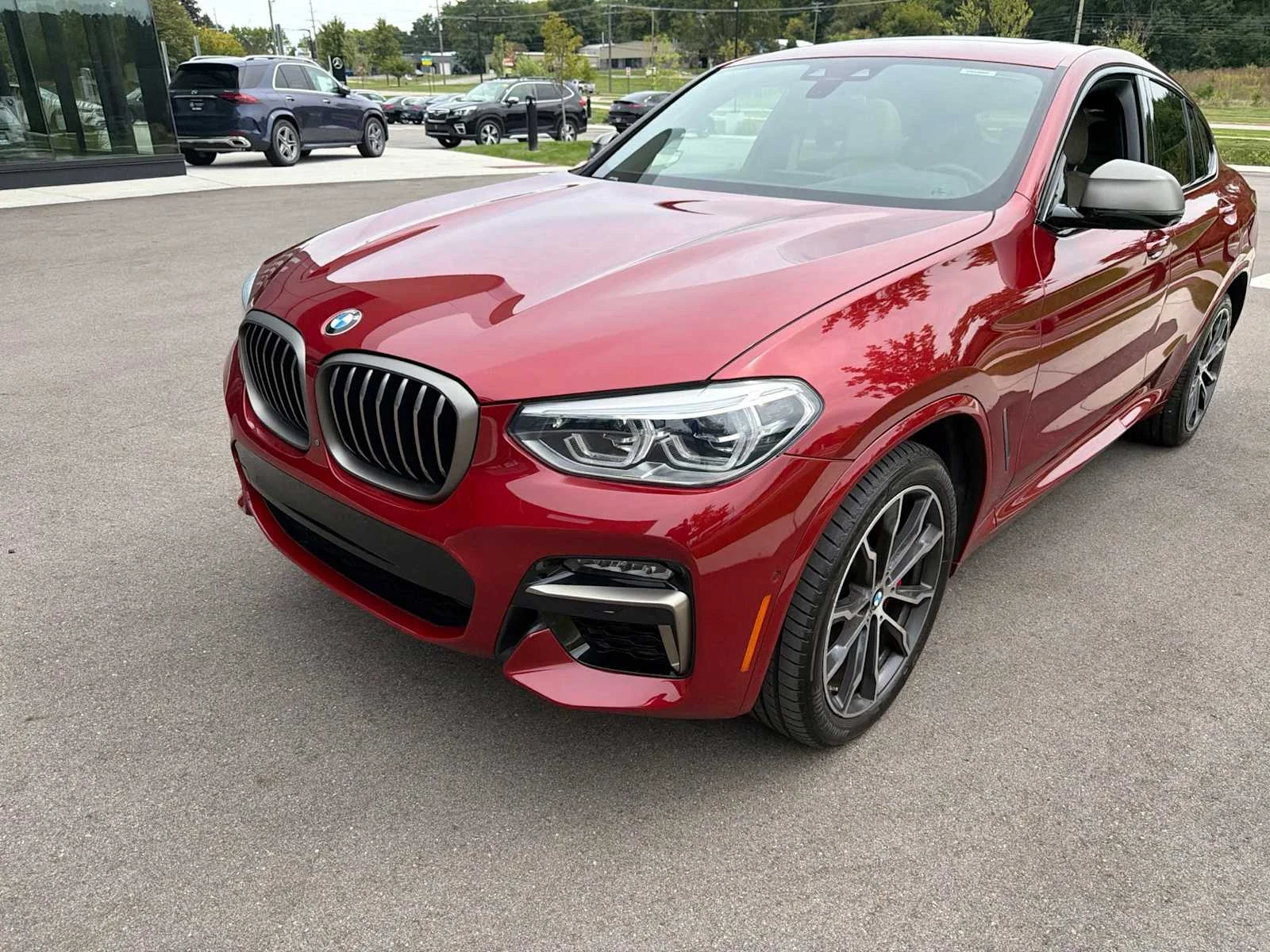 Used 2021 Flamenco Red Metallic BMW M40i image 2