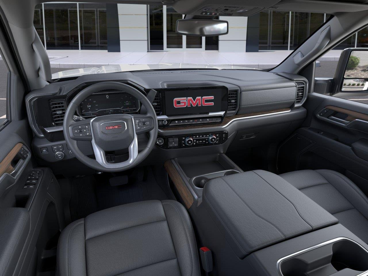 New 2026 Glacier White Tricoat GMC SLT image 15